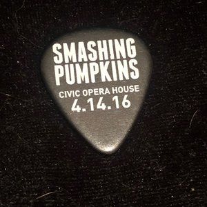 Smashing Pumpkins Chicago Civic Opera House 4/14/16 Tour Guitar Pick Loop 97.9